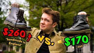 The Most Expensive Dr Martens vs The Cheapest [upl. by Anivlek434]