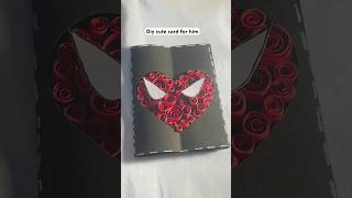 Diy cute bday card 🕷️🕸️diy youtubeshorts shortsviral diycrafts trendingshorts [upl. by Eniarral349]