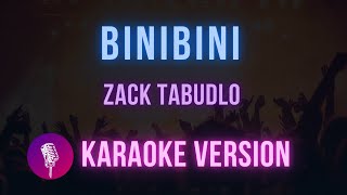 Binibini  Zack Tabudlo  Darren Espanto  Karaoke Version  Hit Songs Karaoke [upl. by Eekram]