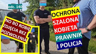 Ochrona administracja prawnik i Policja Bo robię zdjęcia quotkiełbasomquot Ostróda Animex 140 [upl. by Enyluqcaj]