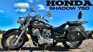 Honda Shadow 750 Aero Test Ride and Specs [upl. by Dustman453]