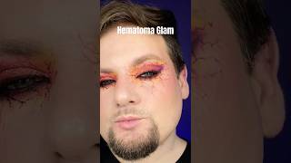 Hematoma Glam Makeup 👻 halloweenidea halloweenmakeup halloweenyoutube [upl. by Torto]