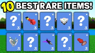 10 FAVORITE RARE ITEMS  Build a boat for Treasure ROBLOX [upl. by Tnomad]