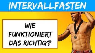 Wie funktioniert Intervallfasten richtig ⌛In 120 Sekunden erklärt [upl. by Charmine]