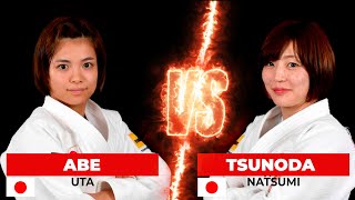 ABE UTA vs TSUNODA NATSUMI [upl. by Dnalon]