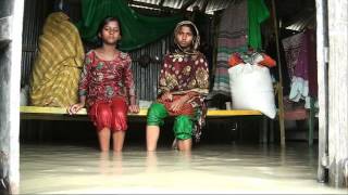 Recent water flood damage and fighting for life in Bangladesh part1 [upl. by Alilak]