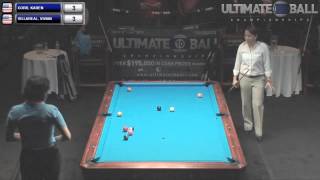 Karen Corr v Vivian Villareal Ultimate 10 Ball Championships 2013 [upl. by Uranie733]