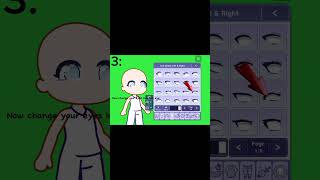 Tutorial on blinking eyes Gacha gacha gachalife2 tutorial [upl. by Eanel]