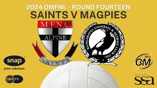 2024 R14 Saints v Magpies Netball [upl. by Kyriako347]