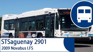 Société de Transport du Saguenay 2901  2009 Novabus LFS [upl. by Nacul]