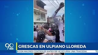 En disturbios terminó la verbena de año nuevo en Ulpiano Lloreda [upl. by Hein506]