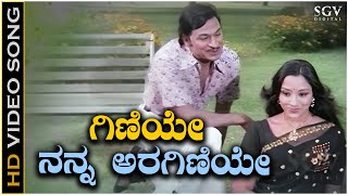 Giniye Nanna Araginiye  Video Song  Dr Rajkumar  Lakshmi  Olavu Geluvu Movie [upl. by Cressida]