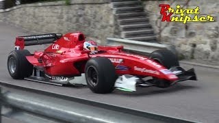 Dallara GP2 David HAUSER  St Ursanne Les Rangiers 2013  Amazing Sound High Speed Hillclimb [upl. by Naujik693]