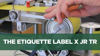 SemiAutomatic Label Applicator and Labelling Machine from Etiquette Labels Ltd [upl. by Cirred]