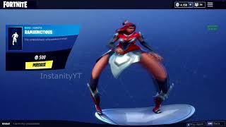 FORTNITE RAMBUNCTIOUS DANCE EMOTE BASS BOOSTED [upl. by Akcimehs]