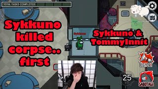 Sykkuno and Tommyinnit imposter game against Toast Corpse and Rae [upl. by Kentiggerma]