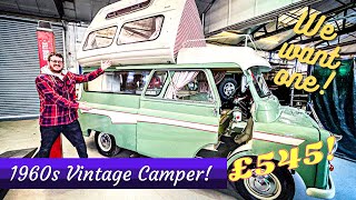 1960s Vintage Camper Van  Dormobile Bedford Romany Tour [upl. by Ahsekad]