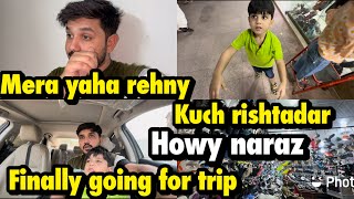 Kuch rishtadar mery yaha rehny pr howa naraz  finally going for trip  babar akbar vlog [upl. by Eycal132]