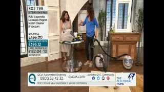 Polti Vaporetto Lecoaspira Steam Cleaner amp Vacuum Demonstration QVC UK [upl. by Eaves]