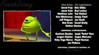 Monsters Inc Monsterit Oy  Bloopers Poistetut Kohtaukset FINNISH [upl. by Madel]