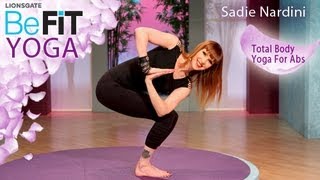 Total Body Yoga for Abs BeFit Yoga Sadie Nardini [upl. by Solracesoj672]