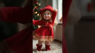 Christmas celebration jingo bell 🔔 cute dance [upl. by Ajoop]