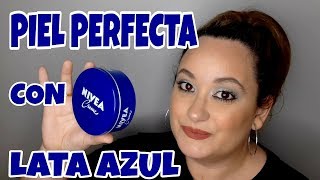 CREMA NIVEA LATA AZULAPLICATE NIVEA Y VERAS QUE PASADA [upl. by Mercorr]