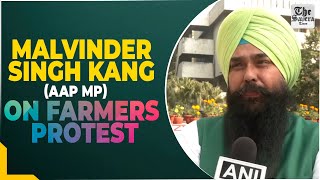 Delhi Malvinder Singh Kang AAP MP on farmers protest [upl. by Kitty913]