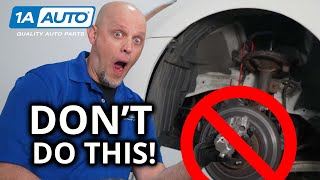 Most Common Brake Installation Mistakes [upl. by Otilesoj]