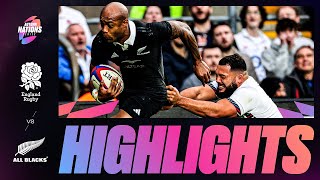 HIGHLIGHTS  ENGLAND V NEW ZEALAND  AUTUMN NATIONS SERIES 2024 [upl. by Suillenroc]