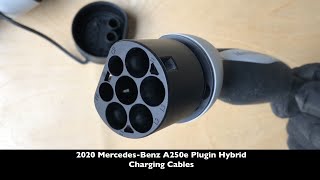 MercedesBenz A250e Plugin Hybrid  Charging Cables [upl. by Klos]