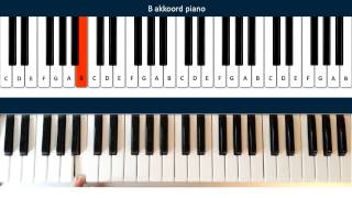 B akkoord piano [upl. by Llenrev]