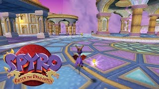 Lets Play Spyro Enter the Dragonfly Part 13  Cloud 9 22 [upl. by Ahsiekal]