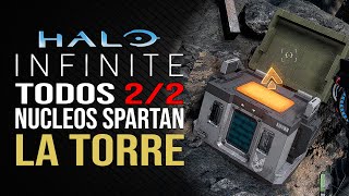 Halo Infinite  La Torre  Todos los núcleos Spartan [upl. by Bonny854]