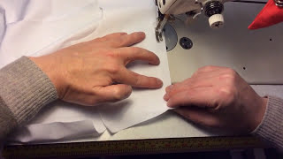 Sewing a classic shirt Part 5 Sewing the yoke [upl. by Infield]