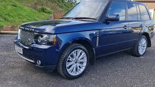 2012 Range Rover Westminster 44 TDV8 L322 with rear entertainment Review walk around tour [upl. by Yrdua832]