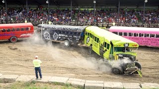 Demolition derby  BUS  Autobus Lachute 2019 [upl. by Hayden503]