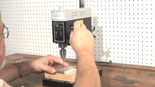 Demonstration of MicroLux 82959 Benchtop Variable Speed Mini Hobby Drill Press [upl. by Kylander]