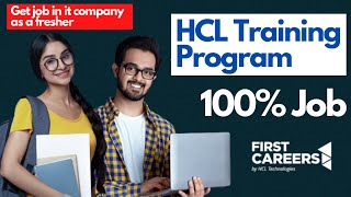 How to get job in it company HCL as a fresher in India  HCL Training Program after BCABSCBtech [upl. by Naffets738]