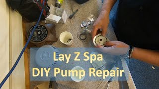 Lay Z Spa Pump repair DIY part two [upl. by Llerraf]