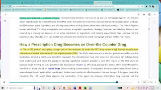 Chapter 29 Over the Counter Medications [upl. by Nenney762]