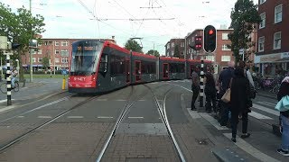 HTM RNET tramlijn 1115 Scheveningen Haven  HSLeeghwaterplein  Nootdorp  Siemens Avenio 5024 [upl. by Aynat]