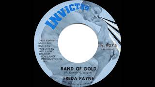 1970 HITS ARCHIVE Band Of Gold  Freda Payne a 1 recordmono 45 [upl. by Germaine]