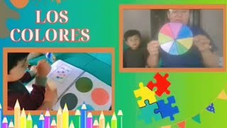 Aprendiendo con Jatniel  LOS COLORES 🌈🟢🟠🟤🟣⚪🔵🟡 [upl. by Anaid]