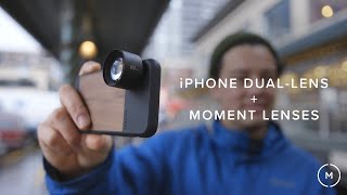 iPhone DualLens With Moment MSeries Lenses [upl. by Elgna]