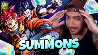 PARTE 2 ANIVERSARIO SUMMONS GOHAN ULTIMATE y GOKU GOD LF  Dragon Ball Legends [upl. by Akenahs]