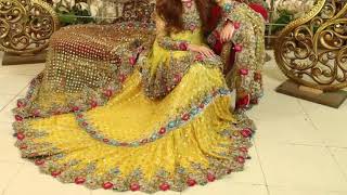 Mehandi dress design 2024  mehandi lehenga design Wedding dress design for girls [upl. by Rehportsirhc]