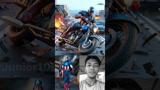 superheroes motorbike accident 💥 Avenger marble DC all character shorts superhero aipictures [upl. by Kartis]