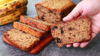 Whole Wheat Banana Cake  Eggless amp Without Oven  Yummy [upl. by Valerio]