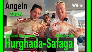 Angeln Hurghada 2024  William Shenouda und Klaus Falk fischen in Safaga WITTSTOCK TV [upl. by Attiuqehs]